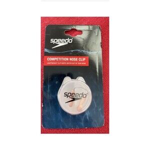 SPEEDO Competition Nose Clip with Case Made In Taiwan NOS